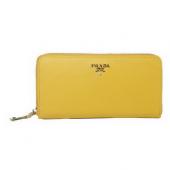 Replica Prada  1M1136 Ladies Cow Leather Yellow Bag