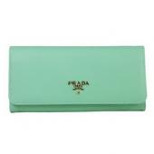 Prada  1M1137 Ladies Wallet Green