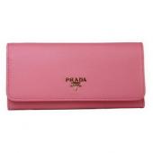 Prada  1M1137 Wallet Cow Leather