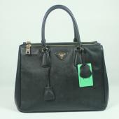 Prada  3020 Handbag Lambskin Black