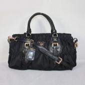 Prada  3031 Ladies 2way Black Handbag Replica