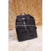 Replica Prada Backpack Calfskin Black