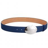 Prada Blue Leather Belt