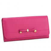 Prada Continental Wallet Red Pink Replica