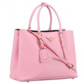 Prada Double Tote Medium Pink Bag  18926828 Replica