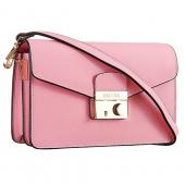 Prada Saffiano Leather Lux Small Pink Bag