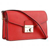 Cheap Prada Saffiano Leather Lux Small Red Bag