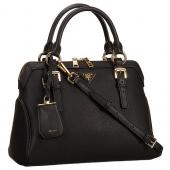 Replica Prada Shoulder Handbag Black