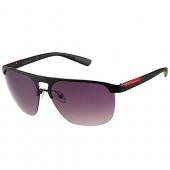 Replica Prada Sporty Square Black Frame Linea Rossa Logo Sunglasses 308309