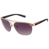 Replica Prada Sporty Square Gold Frame Linea Rossa Logo Sunglasses 308311