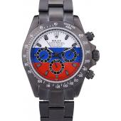 Rolex Cosmograph Daytona Black Bracelet Russian Flag Dial 7472