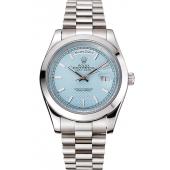 Rolex Day Date 40 Ice Blue Dial Stainless Steel Case And Bracelet