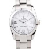 Replica Rolex Explorer Polished Stainless Steel White Dial 98086