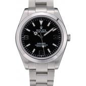 Cheap Rolex Explorer Stainless Steel Bezel Black Dial 41984