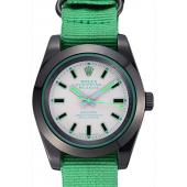 Rolex Milgauss Bamford Green Nylon Strap 622004