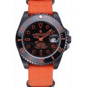 Cheap Rolex Stealth Submariner Orange Nylon Strap 622011