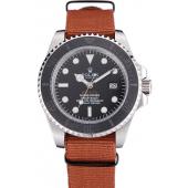 Replica Rolex Submariner STEALTH MK III Brown Fabric Band rl425 621387