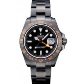 Replica Rolex Swiss Explorer Black Ceramic Bezel Black Dial Tachymeter 98240