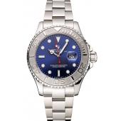 Rolex Yacht-Master Blue Dial Stainless Steel Case And Bracelet