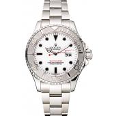 Rolex Yacht-Master White Dial Stainless Steel Case And Bracelet