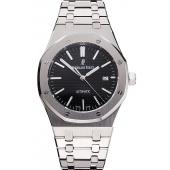 Swiss Audemars Piguet Royal Oak Black Dial Stainless Steel Case And Bracelet