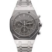 Swiss Audemars Piguet Royal Oak Chronograph Grey Dial Stainless Steel Case And Bracelet  622869 Replica