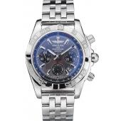 Swiss Breitling Certifie Stainless Steel Bezel Grey Dial 80287