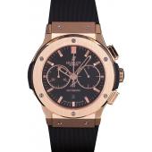 Cheap Swiss Hublot  Fusion Black Dial Rose Gold shb08 621401