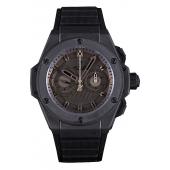 Swiss Hublot King Power Black Dial with Rubber Band shb10 621403