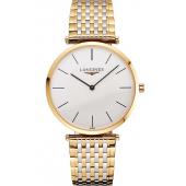 Cheap Swiss Longines Grande Classique White Dial Gold Case Two Tone Bracelet