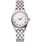 Swiss Patek Philippe Calatrava White Dial Diamond Bezel Stainless Steel Case And Bracelet