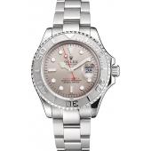 Swiss Rolex Yacht-Master Gray Dial Stainless Steel Case And Bracelet