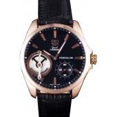 Tag Heuer Carrera Pendulum Black Leather Strap 7919 Replica