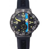 Tag Heuer Formula One Grande Date Black And Yellow Dial Rubber Bracelet 622280