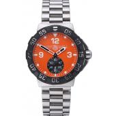 Tag Heuer Formula One Grande Date Orange Dial Stainless Steel Bracelet 622287