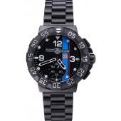 Tag Heuer Formula One Special Gulf Edition Black Dial And Blue Ion Plated Steinless Steel Bracelet 622288