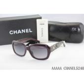 Chanel Grey Oval Sunglasses HM08306