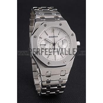 Swiss Audemars Piguet Royal Oak White Dial Stainless Steel Case And Bracelet  622872