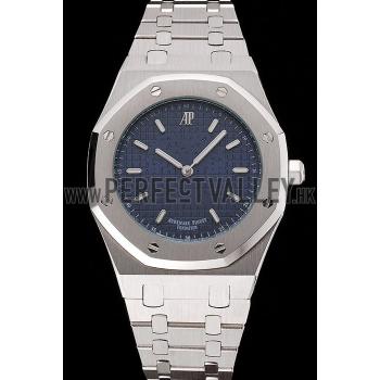 Cheap Audemars Piguet Royal Oak Fondation Blue Dial Stainless Steel Case And Bracelet