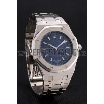 Cheap Audemars Piguet Royal Oak Fondation Blue Dial Stainless Steel Case And Bracelet