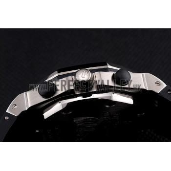 Swiss Audemars Piguet Royal Oak Offshore White Dial Stainless Steel Case Black Rubber Strap  622853