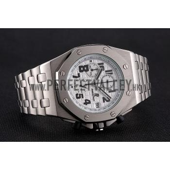 Cheap Audemars Piguet Royal Oak Offshore White Dial Stainless Steel Case And Bracelet