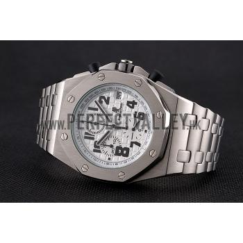 Cheap Audemars Piguet Royal Oak Offshore White Dial Stainless Steel Case And Bracelet