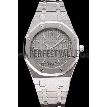 Audemars Piguet Royal Oak Fondation Gray Dial Stainless Steel Case And Bracelet