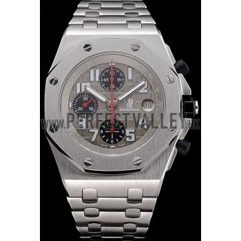 Swiss Audemars Piguet Royal Oak Offshore Grey Dial Stainless Steel Case And Bracelet  622870