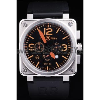 Replica BR01-94 Black-Orange Dial-br25