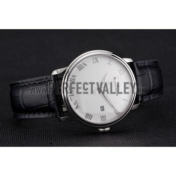 Blancpain Villeret Ultra Slim White Dial Stainless Steel Case Black Leather Strap