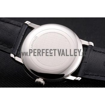 Blancpain Villeret Ultra Slim White Dial Stainless Steel Case Black Leather Strap