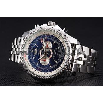 Breitling Bentley Supersports Blue Dial Stainless Steel Case And Bracelet 622221 Replica