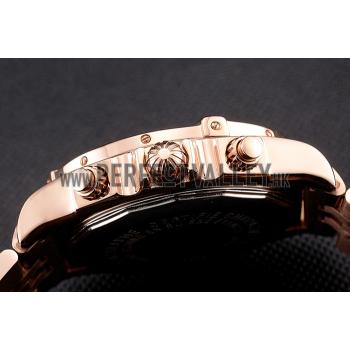 Breitling Chronomat 44 White Dial Rose Gold Bracelet  622518